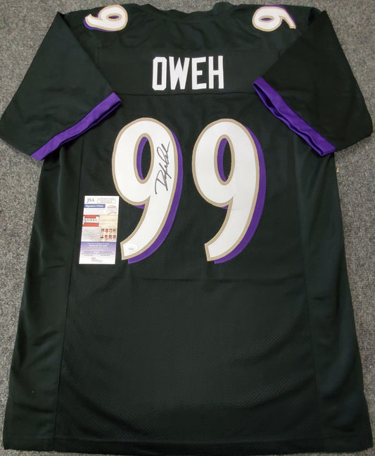 Baltimore Ravens Odafe Jayson Oweh Autographed Signed Jersey Jsa Coa