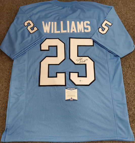 North Carolina Javonte Williams Autographed Signed Jersey Beckett Coa
