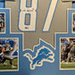 Framed Detroit Lions Sam Laporta Autographed Signed Jersey Beckett Hologram