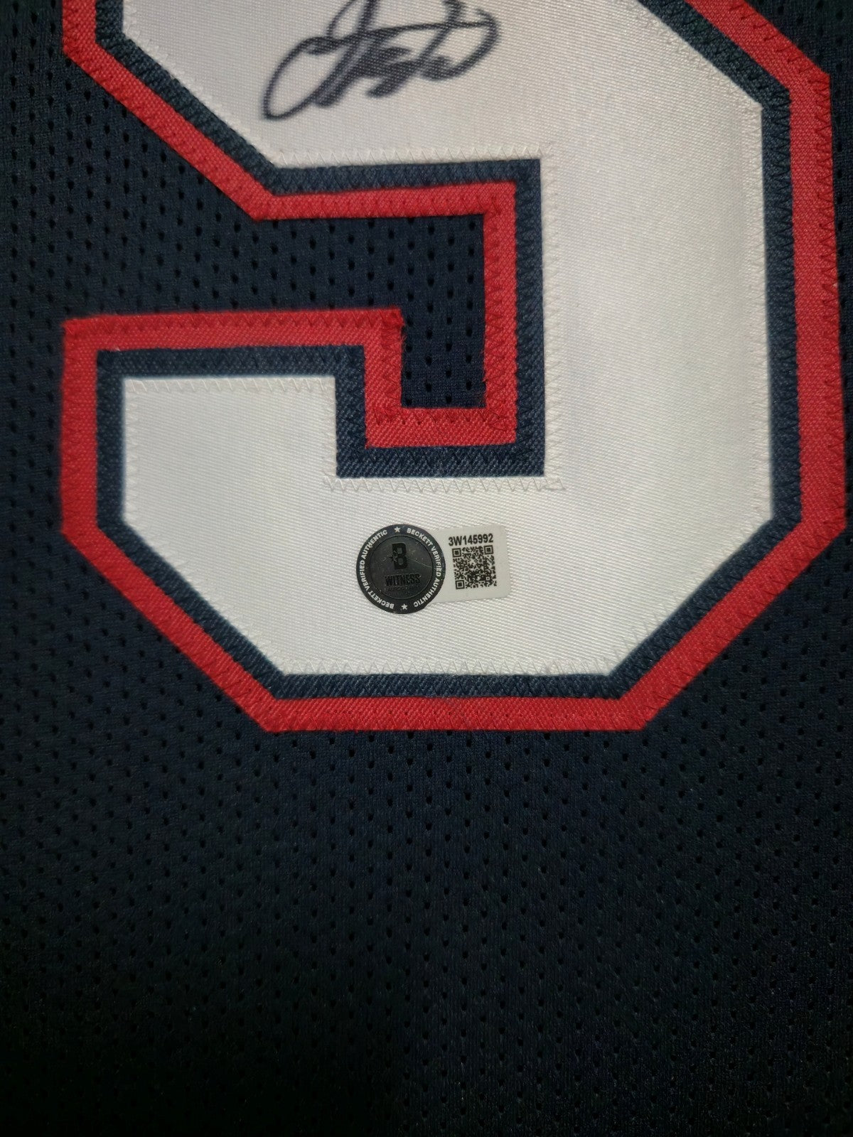 Framed New Jersey Nets Jason Kidd Autographed Signed Jersey Beckett Holo
