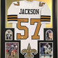 Framed Rickey Jackson Autographed Signed Insc New Orleans Saints Jersey Jsa Coa