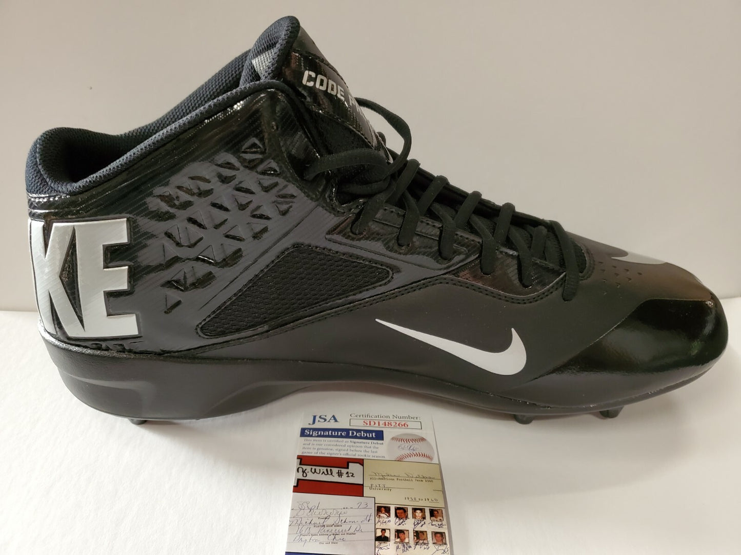 Las Vegas Raiders Malcolm Koonce Autographed Signed Cleat Jsa Coa