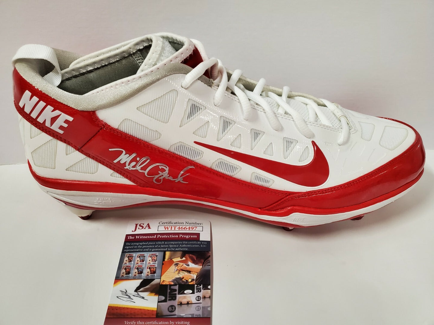 Mike Quick Autographed Signed Cleat Jsa Coa