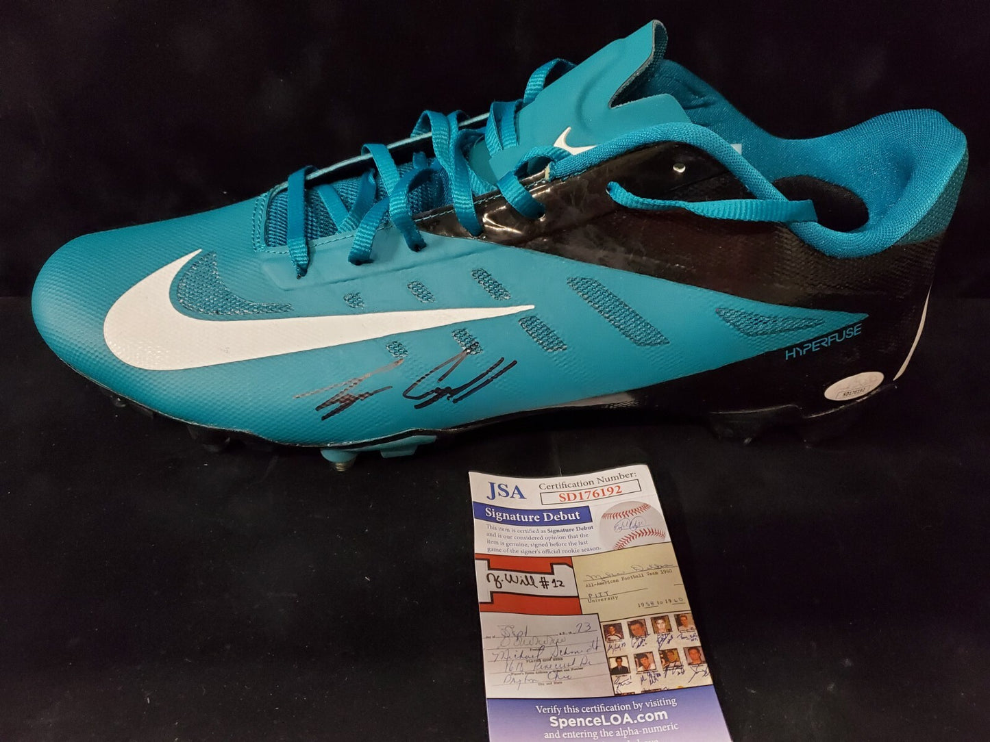 Tyson Campbell Autographed Signed Cleat Jsa Coa