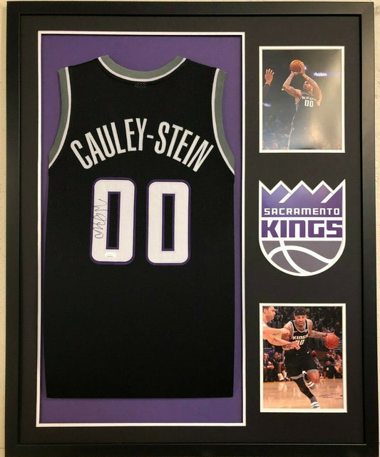 Framed Sacramento Kings Willie Cauley-Stein Autographed Signed Jersey Jsa Coa