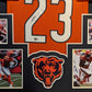 Framed Chicago Bears Roschon Johnson Autographed Signed Jersey Beckett Holo
