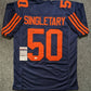 Chicago Bears Mike Singletary Autographed Signed Jersey Jsa Coa