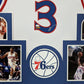 MVP Authentics Framed Philadelphia 76Ers Allen Iverson Autographed Signed Jersey Jsa Coa 540 sports jersey framing , jersey framing