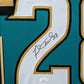 Framed Jacksonville Jaguars Fred Taylor Autographed Signed Jersey Jsa Coa