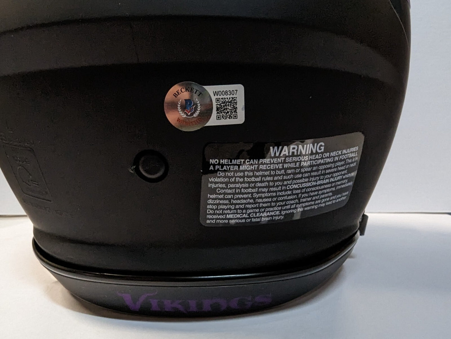 Minnesota Vikings Dalvin Cook Signed Full Size Eclipse Authentic Helmet Jsa Coa