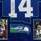 Framed In Suede Seattle Seahawks Sam Darnold Autographed Signed Jersey Beckett