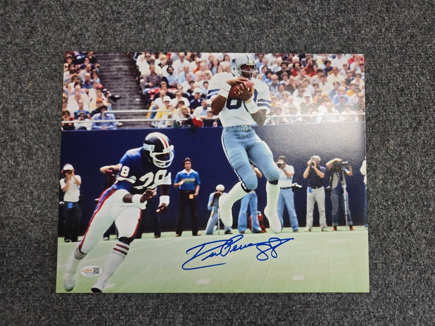 Dallas Cowboys Drew Pearson Autographed Signed Inscribed 11X14 Photo Jsa Coa