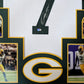 MVP Authentics Framed Green Bay Packers Quay Walker Autographed Signed Jersey Beckett Holo 450 sports jersey framing , jersey framing