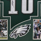 Framed Philadelphia Eagles Desean Jackson Autographed Signed Jersey Beckett Coa