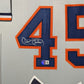 Framed Detroit Tigers Cecil Fielder Autographed Signed Jersey Beckett Holo