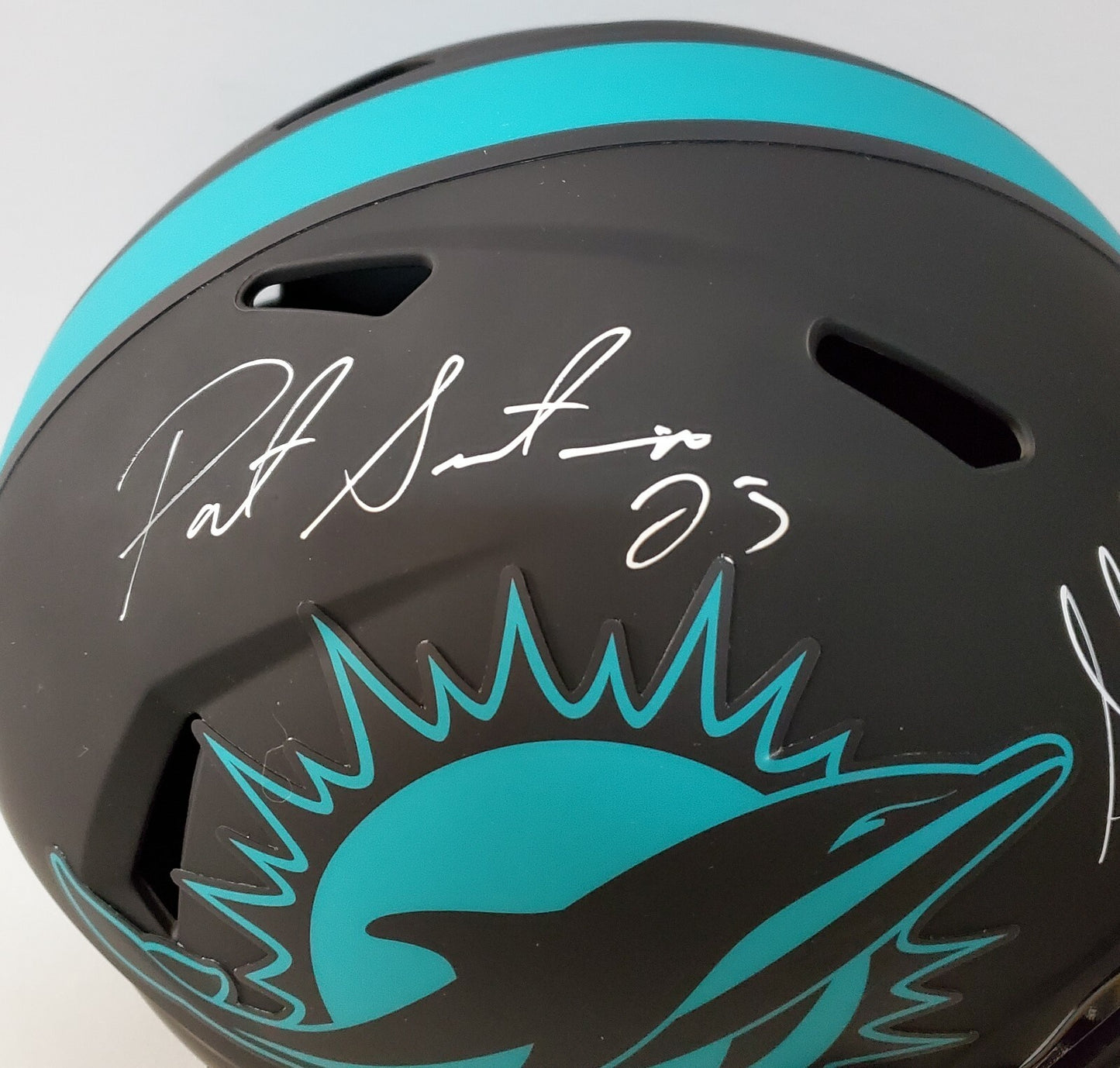 Miami Dolphins Pat Surtain Sam Madison Signed F/S Eclipse Replica Helmet Jsa Coa