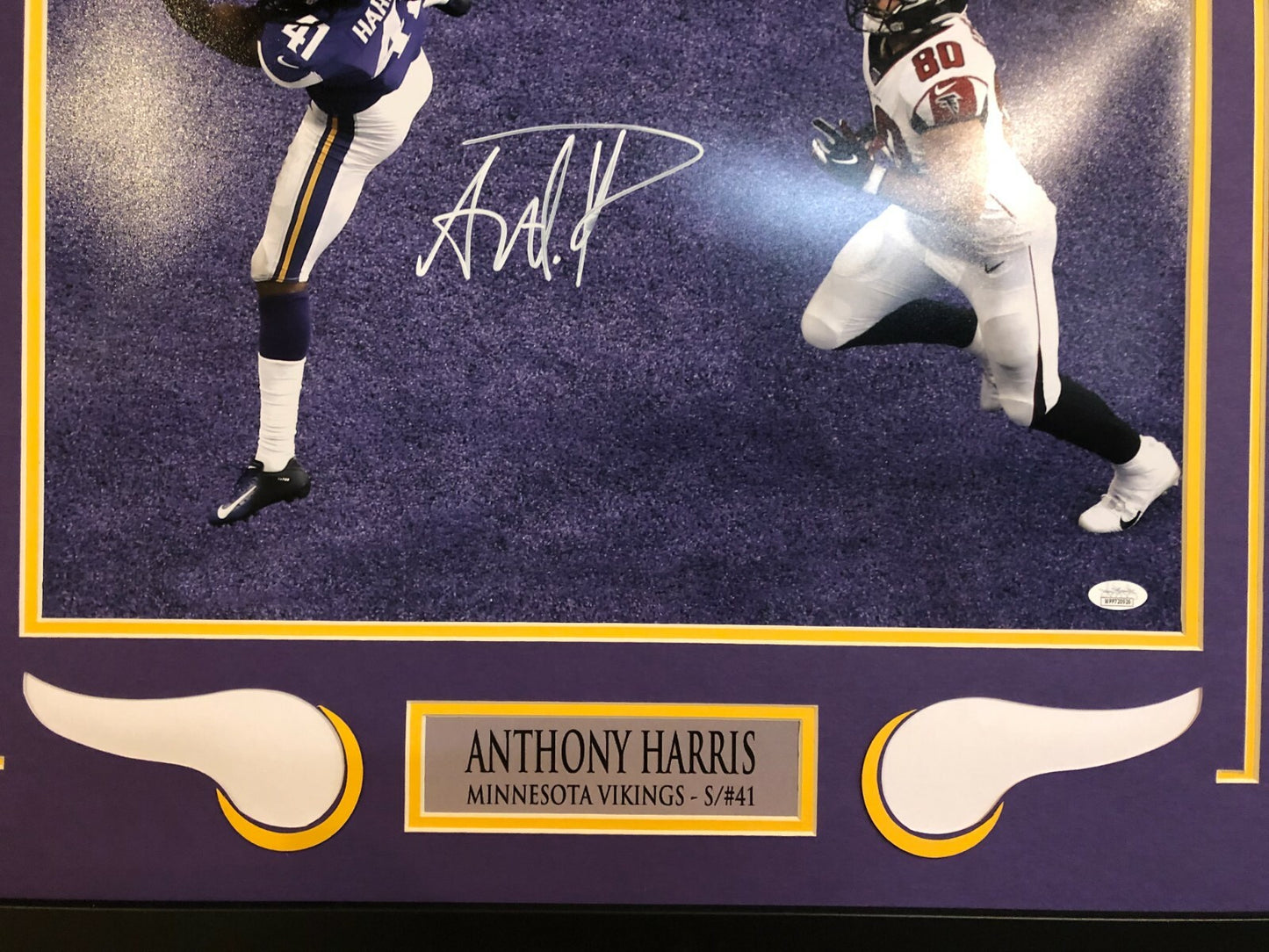 Anthony Harris Framed Signed Minnesota Vikings 16X20 Photo Jsa Coa
