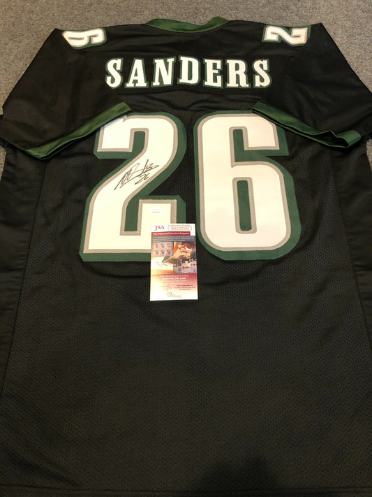 Philadelphia Eagles Miles Sanders Autographed Signed Jersey Jsa  Coa