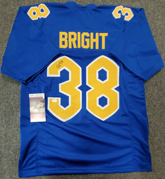 Pitt Panthers Cam Bright Autographed Signed Jersey Jsa Coa