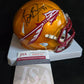 Florida State Seminoles Brian Burns Autographed Signed Flash Mini Helmet Jsa