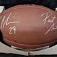 Miami Dolphins Patrick Surtain & Sam Madison Dual Signed Nfl Football Jsa Coa