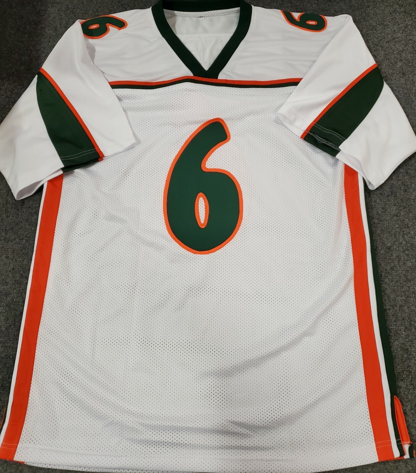 Miami Hurricanes Santana Moss Autographed Signed Jersey Jsa  Coa