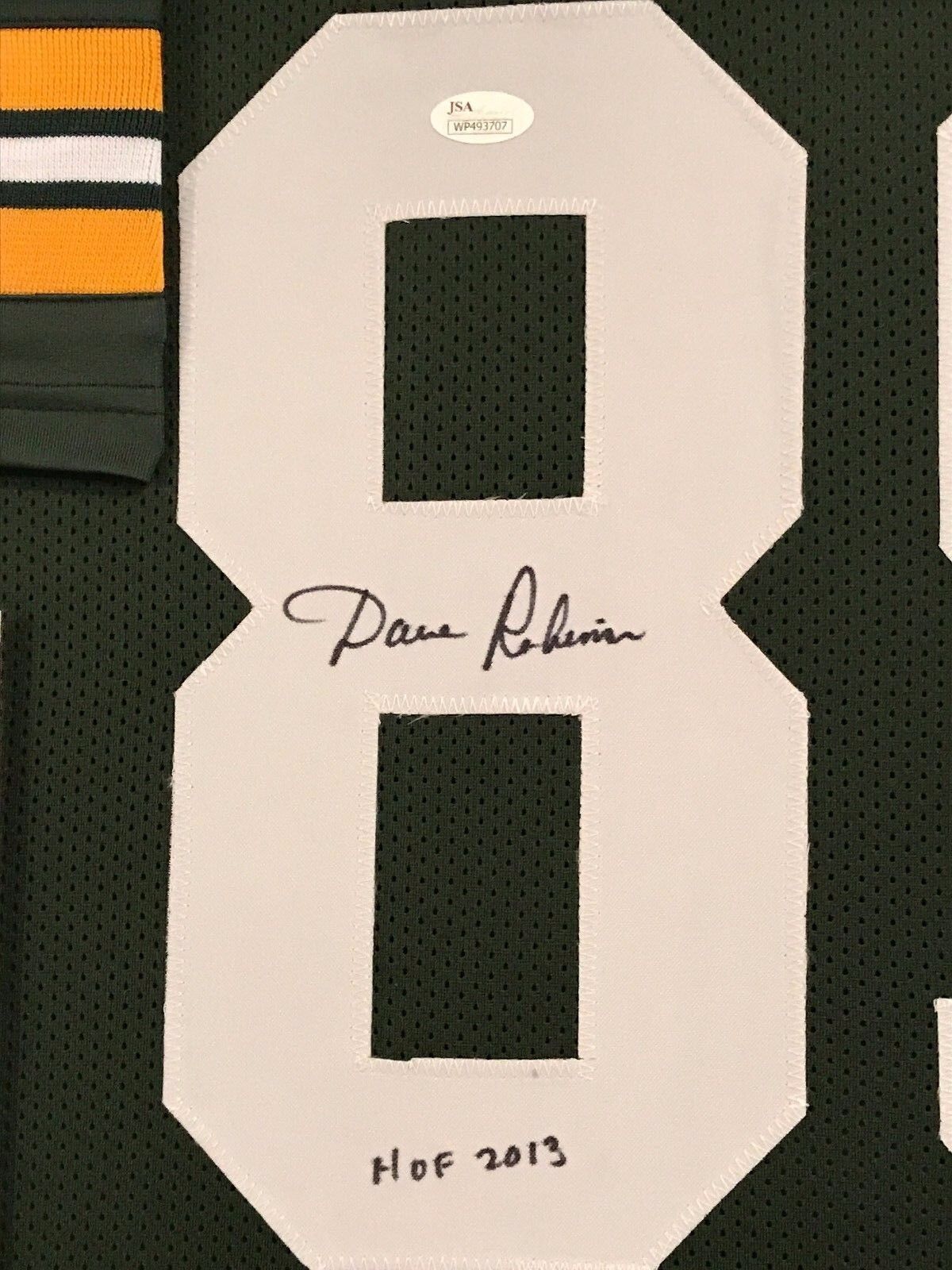MVP Authentics Framed Dave Robinson Autographed Signed Inscribe Greenbay Packers Jersey Jsa Coa 450 sports jersey framing , jersey framing