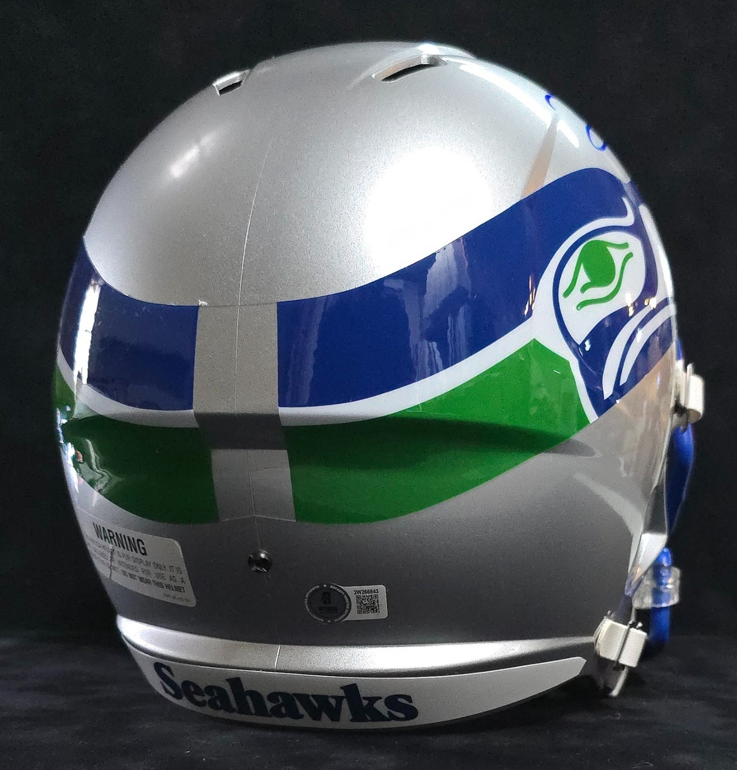 Seattle Seahawks Devon Witherspoon Signed Full Size Speed Rep T/B Helmet Bas