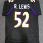 Baltimore Ravens Ray Lewis Autographed Signed Jersey Beckett Holo