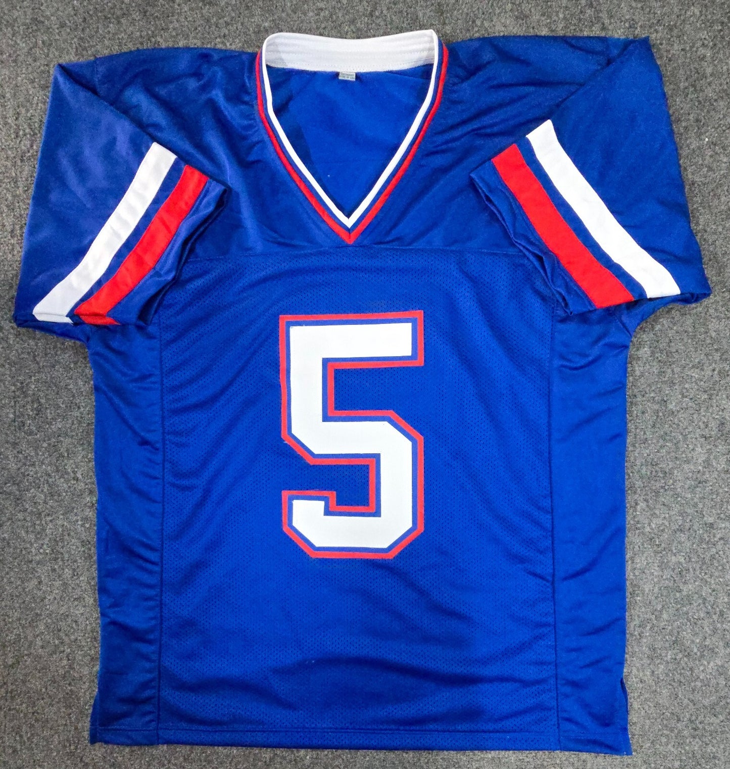 Smu Mustangs Elijah Roberts Autographed Signed Jersey Beckett Holo