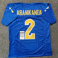 Pitt Panthers Israel "Izzy" Abanikanda Autographed Signed Jersey Jsa Coa