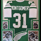 Framed Philadelphia Eagles Wilbert Montgomery Autographed Jersey Jsa Coa