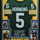 MVP Authentics Framed Paul Hornung Autographed Signed Green Bay Packers Stat Jersey Jsa Coa 517.50 sports jersey framing , jersey framing