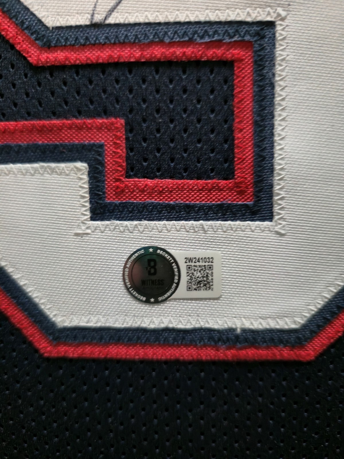 Framed New Jersey Nets Jason Kidd Autographed Signed Jersey Beckett Holo