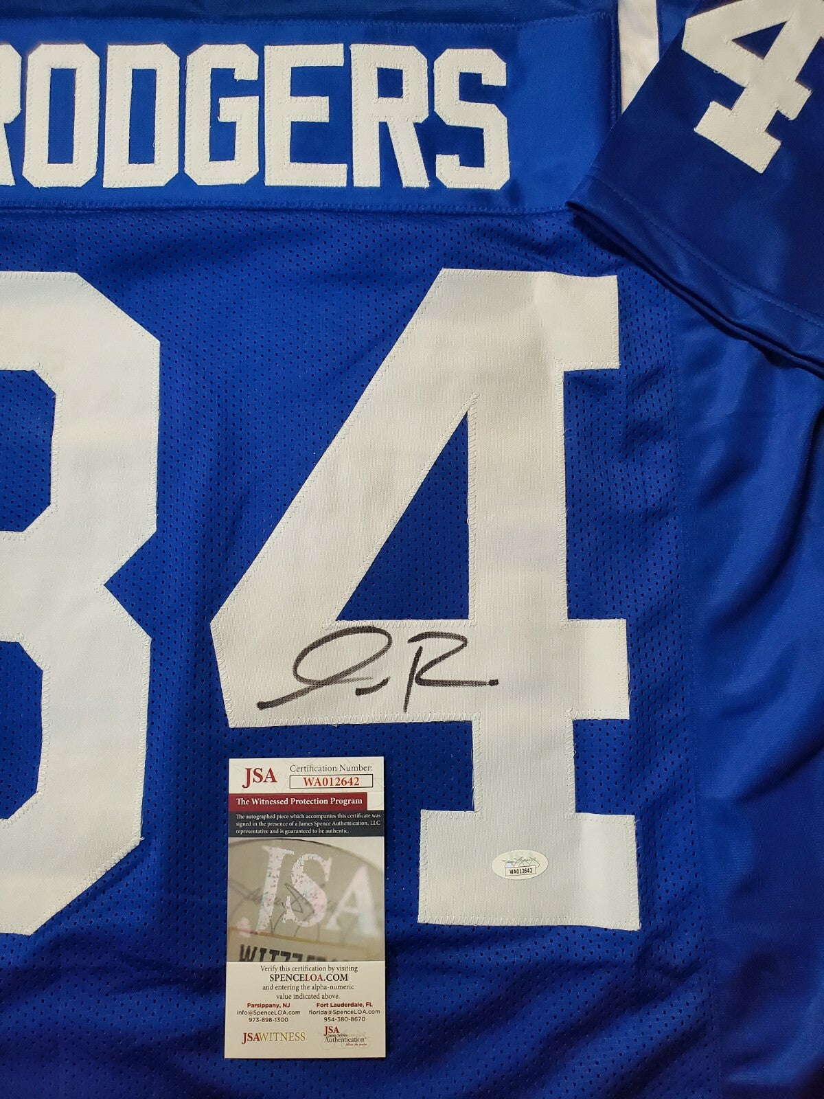 Indianapolis Colts Isaiah Rodgers Autographed Signed Jersey Jsa Coa