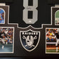 Framed Oakland Raiders Ray Guy Autographed Signed Jersey Jsa Coa