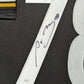 Framed Pittsburgh Steelers Alejandro Villanueva Autographed Jersey Jsa Coa