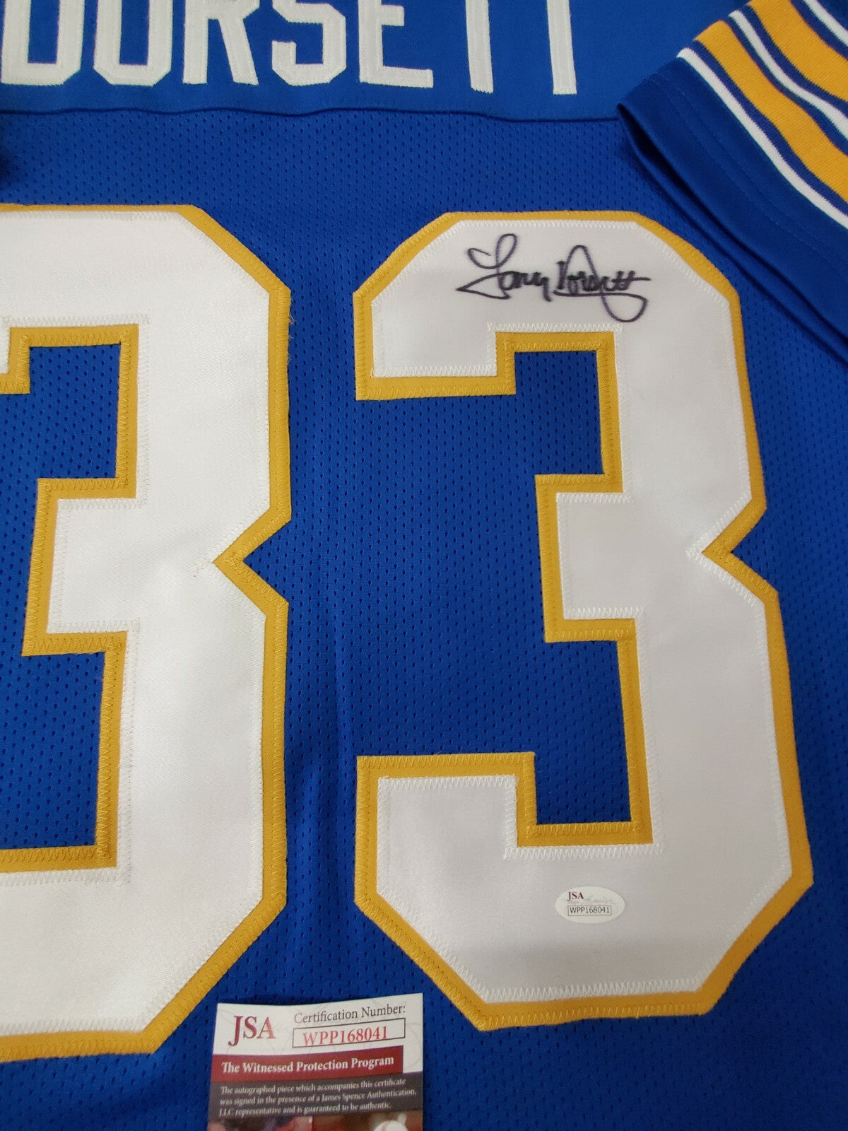 Pitt Panthers Tony Dorsett Autographed Signed Custom Jersey Jsa Coa