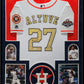 Suede Framed Houston Astros Jose Altuve Autographed Signed Jersey Jsa Coa