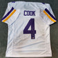 Dalvin Cook Minnesota Vikings Autographed Signed Jersey Beckett Holo