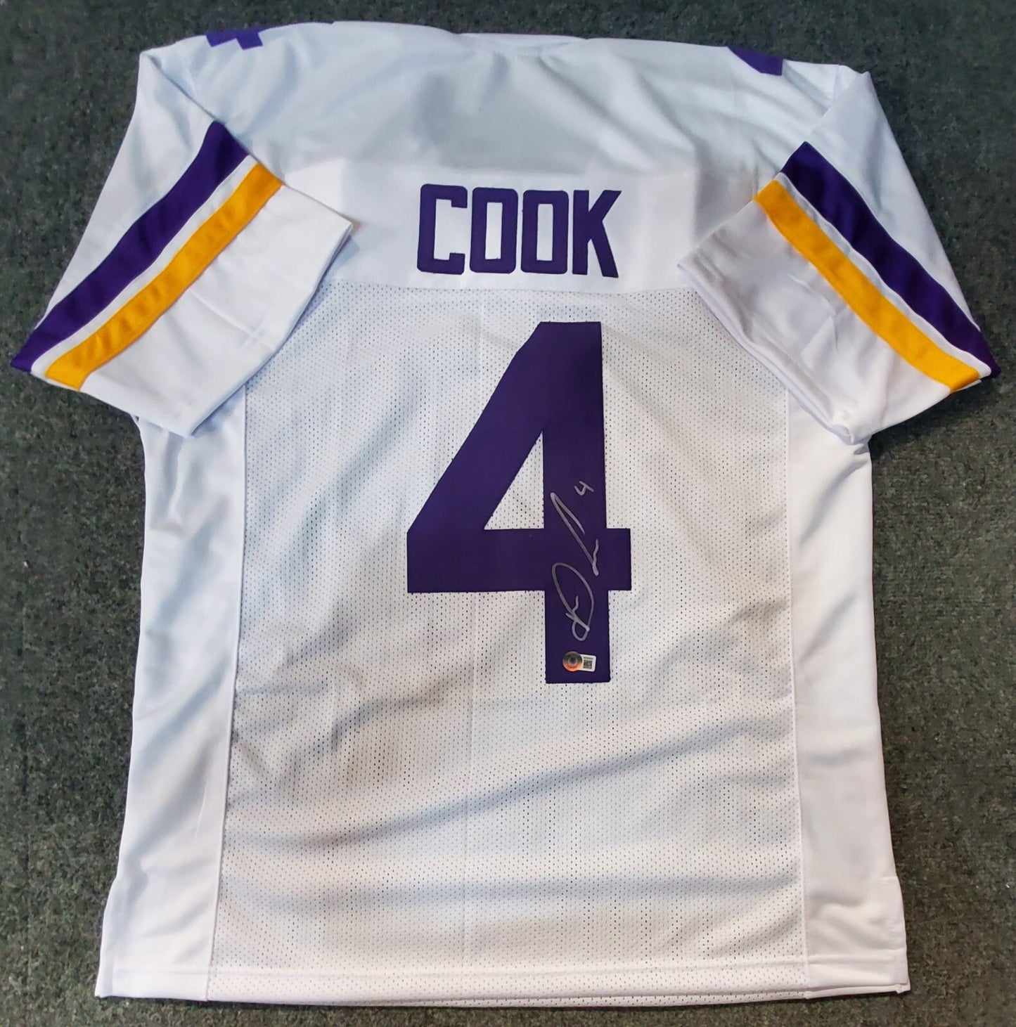 Dalvin Cook Minnesota Vikings Autographed Signed Jersey Beckett Holo