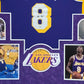 Framed In Suede L.A. Lakers Kobe Bryant Autographed Signed Jersey Psa Coa