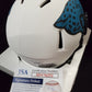 MVP Authentics Jacksonville Jaguars Tyson Campbell Signed Lunar Mini Helmet Jsa Coa 117 sports jersey framing , jersey framing