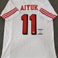 S.F. 49Ers Brandon Aiyuk Autographed Signed Jersey Beckett Coa