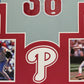 Framed Philadelphia Phillies Curt Schilling Autographed Signed Jersey Jsa Coa