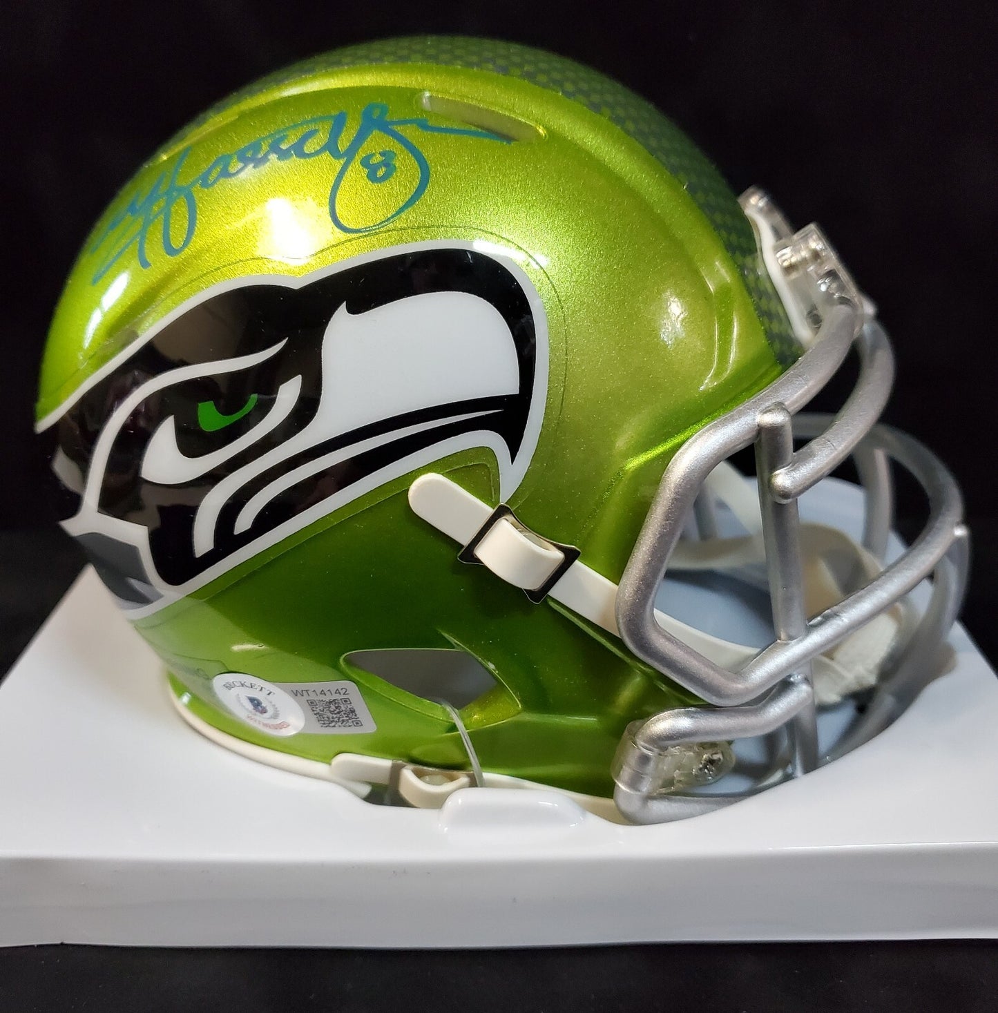 Seattle Seahawks Matt Hasselbeck Signed Flash Mini Helmet Jsa Coa
