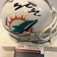 Myles Gaskin Autographed Signed Miami Dolphins Mini Helmet Jsa Coa
