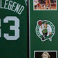 Framed Boston Celtics Larry Bird Autographed Signed Jersey Larry Bird Holo