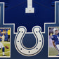 Framed Indianapolis Colts Pat Mcafee Signed Jersey Psa Coa