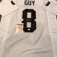 Ray Guy Autographed Signed Oakland Raiders Jersey Jsa Coa
